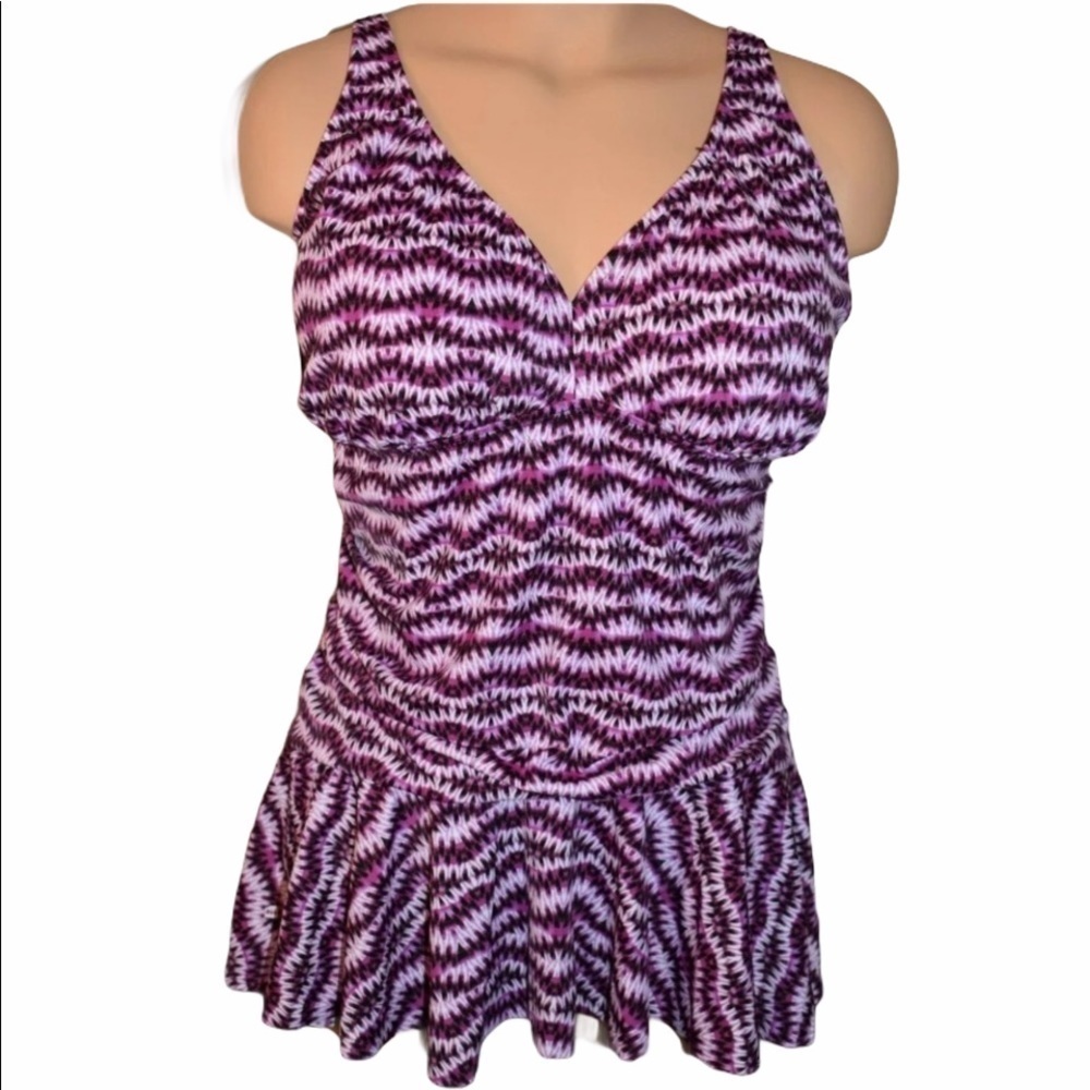 SWIM Solutions Skater One Piece Swimdress Swimsuit